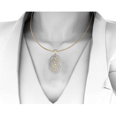Stylish diamond Pendant
